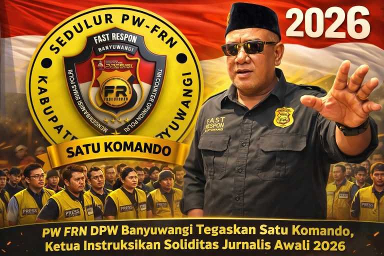 PW FRN DPW Banyuwangi Tegaskan Satu Komando, Ketua Instruksikan Soliditas Jurnalis Awali 2026