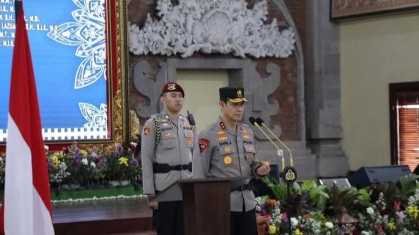 Pimpin Sertijab Sejumlah Pejabat Utama dan Kapolres, Kapolda Bali Tekankan Profesionalisme dan Loyalitas   