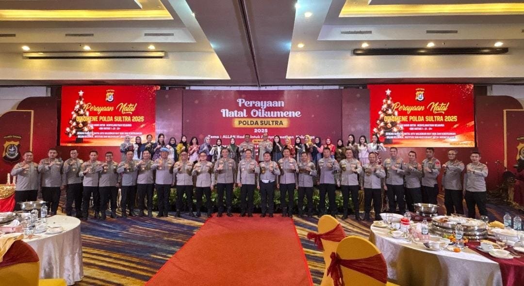 Rayakan Natal Oikumene 2025, Kapolda Sultra Tekankan Pentingnya Kebersamaan dan Nilai Spiritual