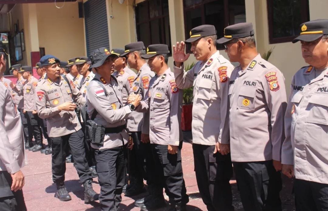 Kunjungi Polres Aceh Barat, Kapolda Aceh Beri Motivasi Personel di Tengah Situasi Pascabencana