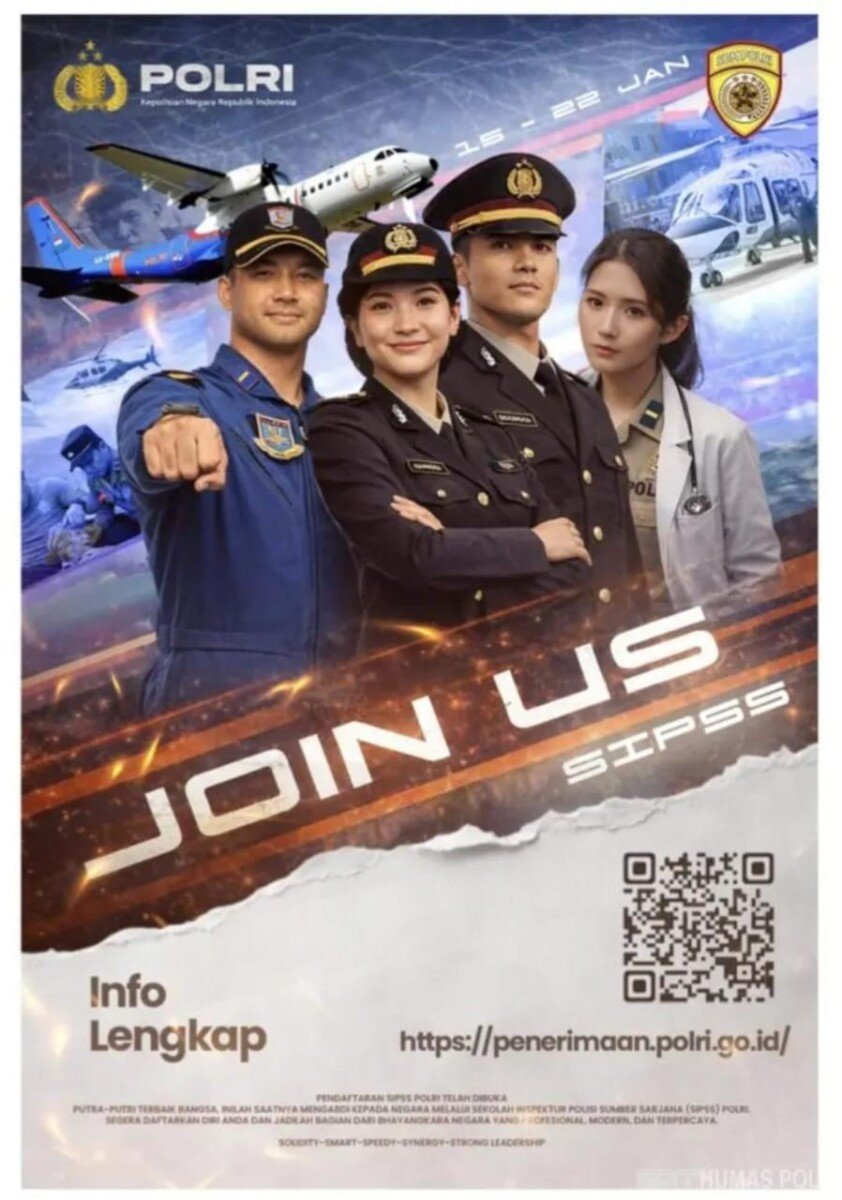 Penerimaan SIPSS Polri 2026 Resmi Dibuka Mulai 15 Januari