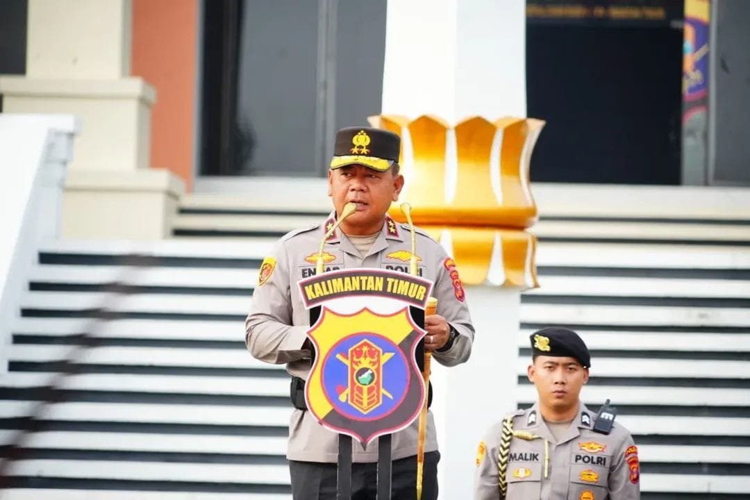 Pimpin Upacara Hari Kesadaran Nasional 2026, Kapolda Kaltim Tekankan Disiplin dan Penguatan Kinerja