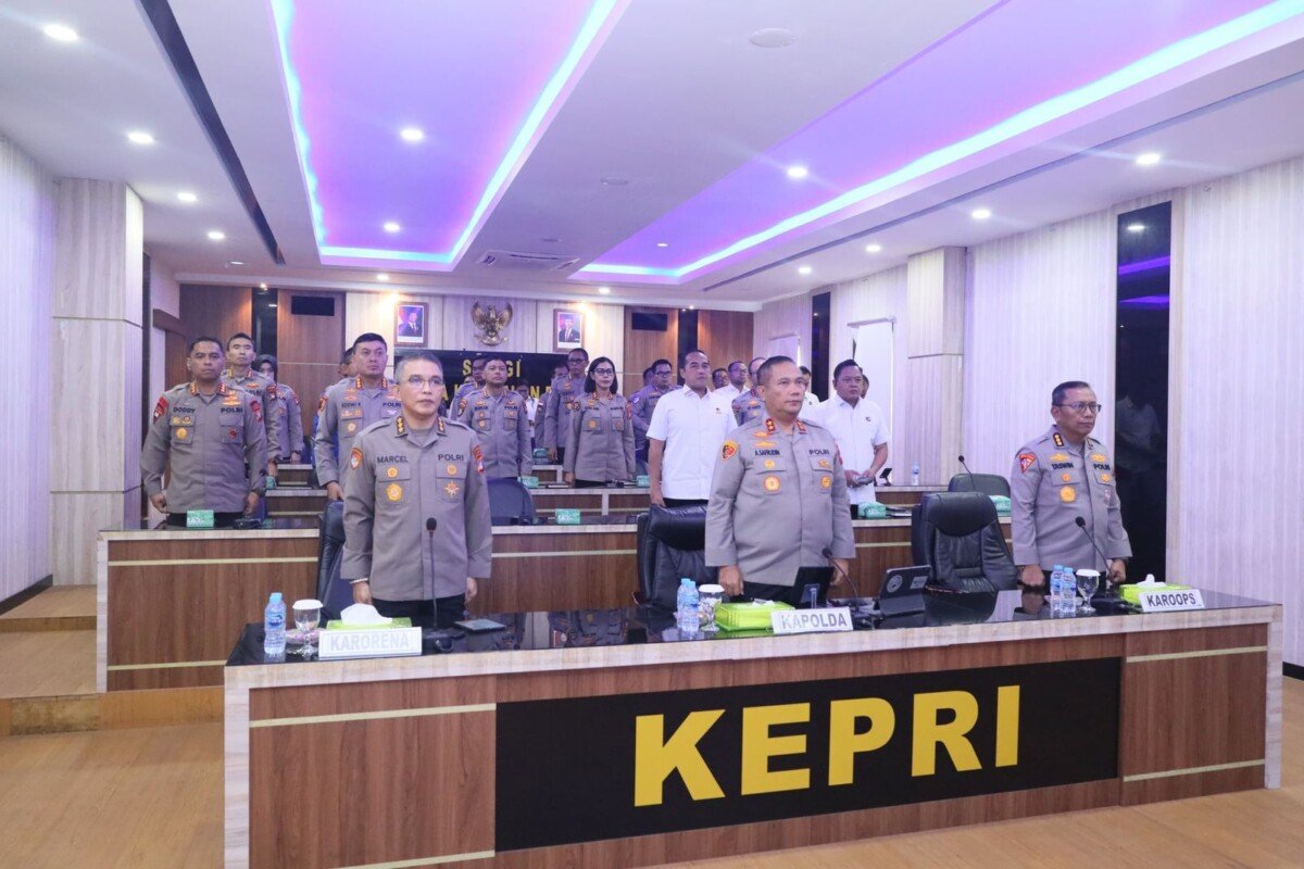 KAPOLDA KEPRI IKUTI LAUNCHING DITRES DAN SATRES PPA-PPO SERTA BEDAH BUKU STRATEGI POLRI PEMBERANTASAN TPPO TAHUN 2026