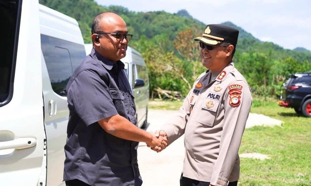 Kapolda Sulbar dan PJU Tinjau Langsung Polsek Aralle Dalam Kunker ke Mamasa