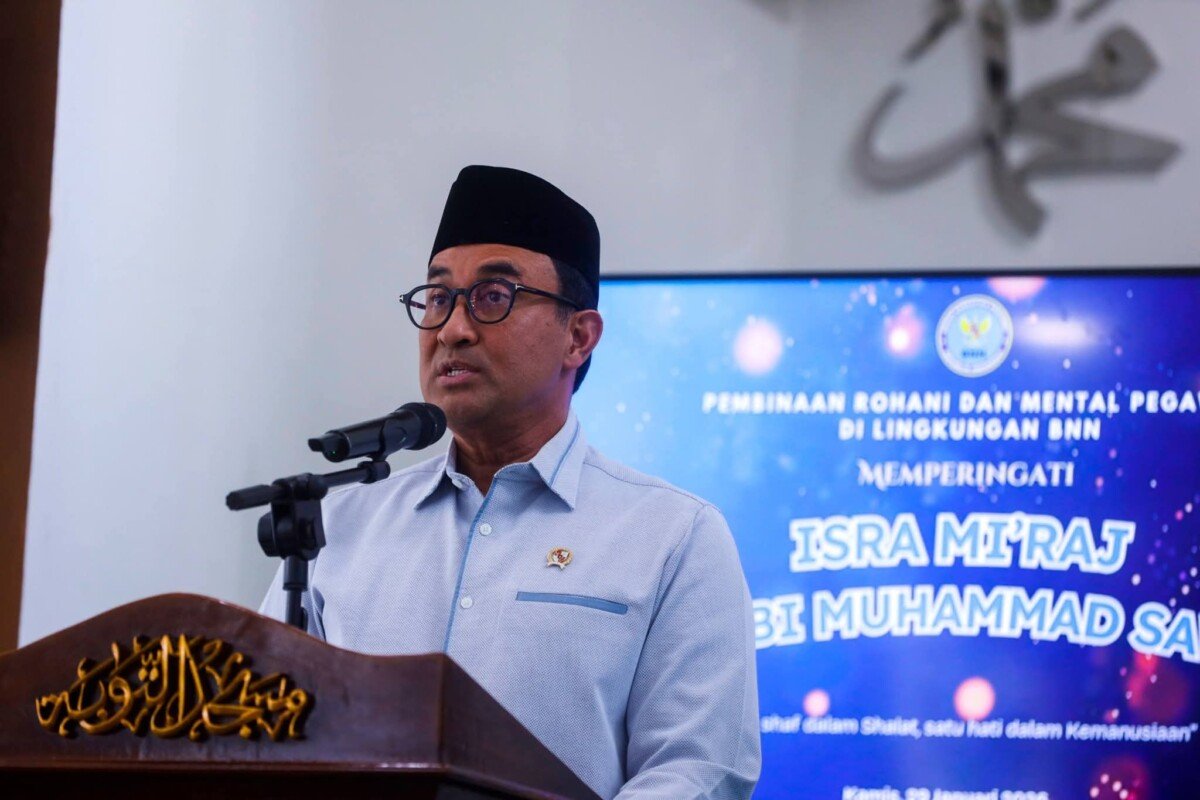 BNN Peringati Isra Mi’raj 1447 Hijriah, Perkuat Ketangguhan Mental Pegawai