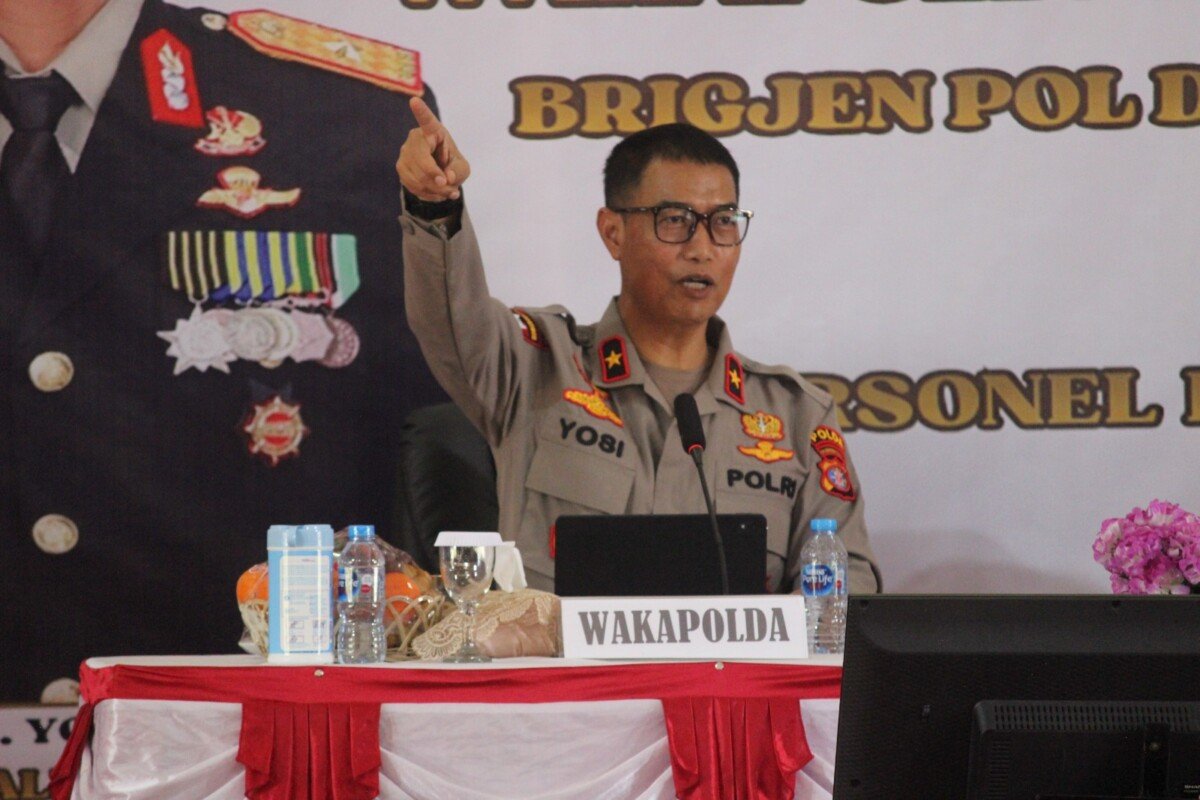 Menuju Polri 2045, Wakapolda Kalteng Ajak Personel Polres Gunung Mas Adaptif dan Responsif