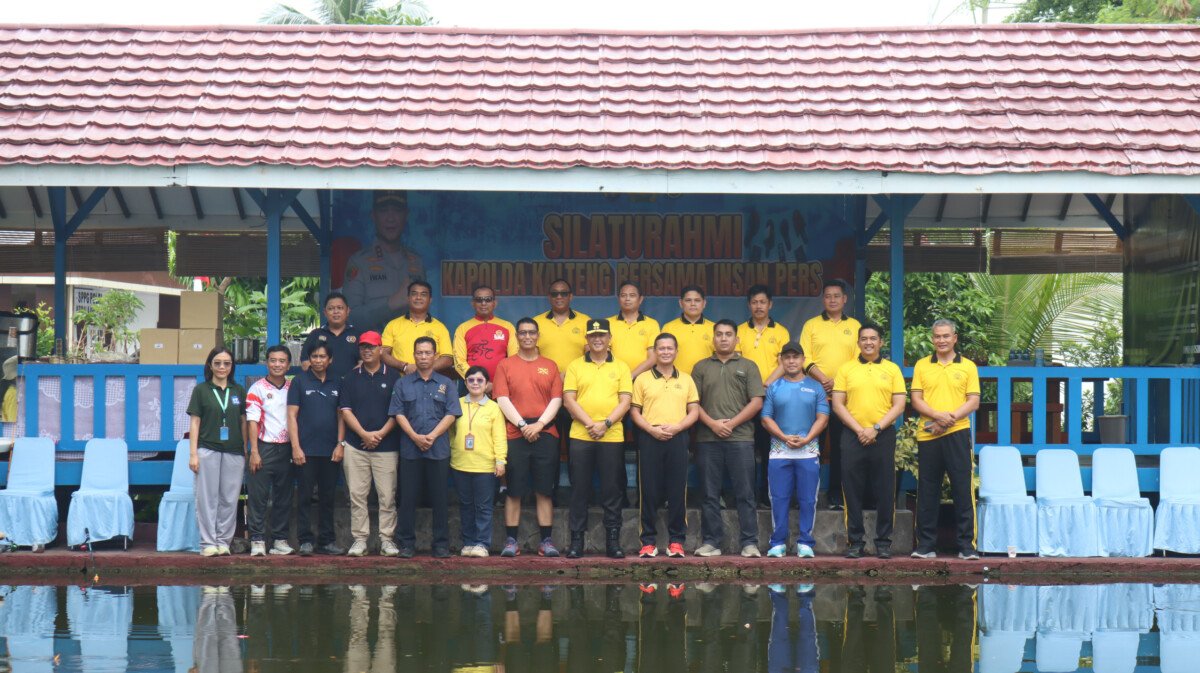 Polda Kalteng Gelar Silaturahmi dan Lomba Mancing Bersama Insan Pers