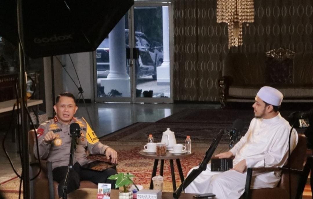 Sinergi Polri dan Tokoh Agama: Kapolda Gorontalo Hadiri Podcast ‘Belajar Baik’ Bersama Habib Salim Al Jufri