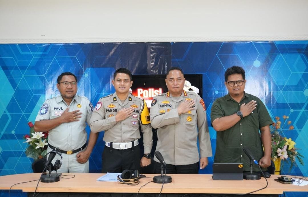 Polda Papua Gelar Dialog “Polisi Menyapa”, Tekankan Tertib Lalu Lintas di Operasi Keselamatan Cartenz 2026