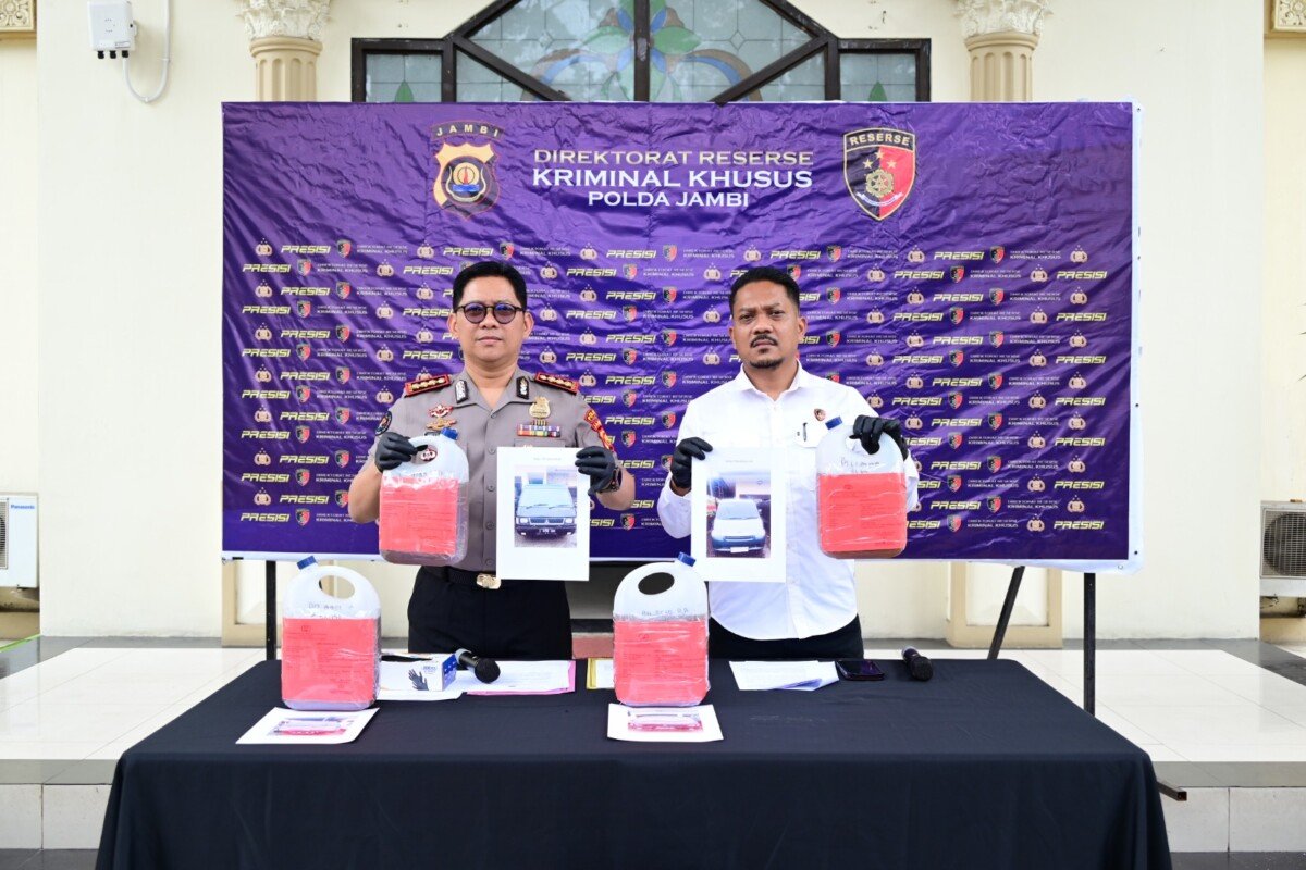 Ditreskrimsus Polda Jambi Ungkap Dugaan Pengangkutan BBM Subsidi Ilegal untuk Aktivitas PETI