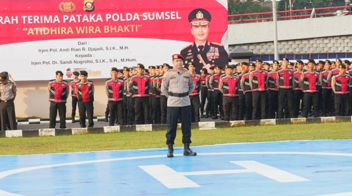 Wakapolda Sumsel Pimpin Apel Pagi, Tekankan Disiplin dan Kesiapsiagaan Personel