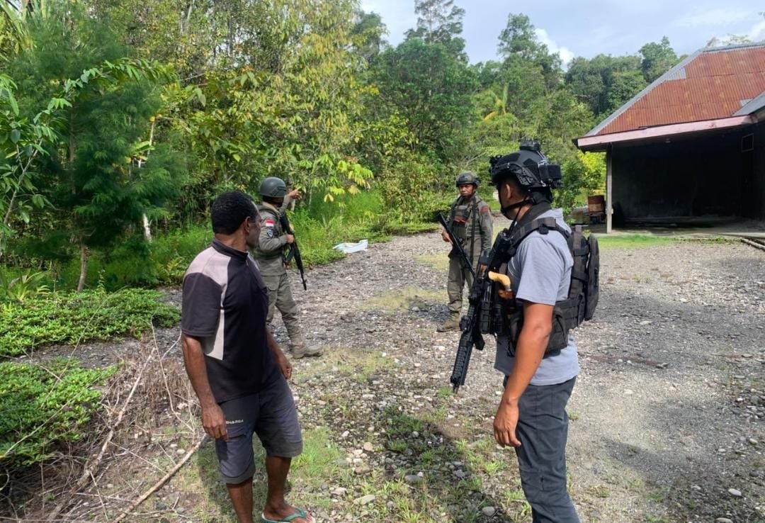 Gerak Cepat Satgas Damai Cartenz 2026: Senpi Rakitan Berhasil Diamankan di Dekai