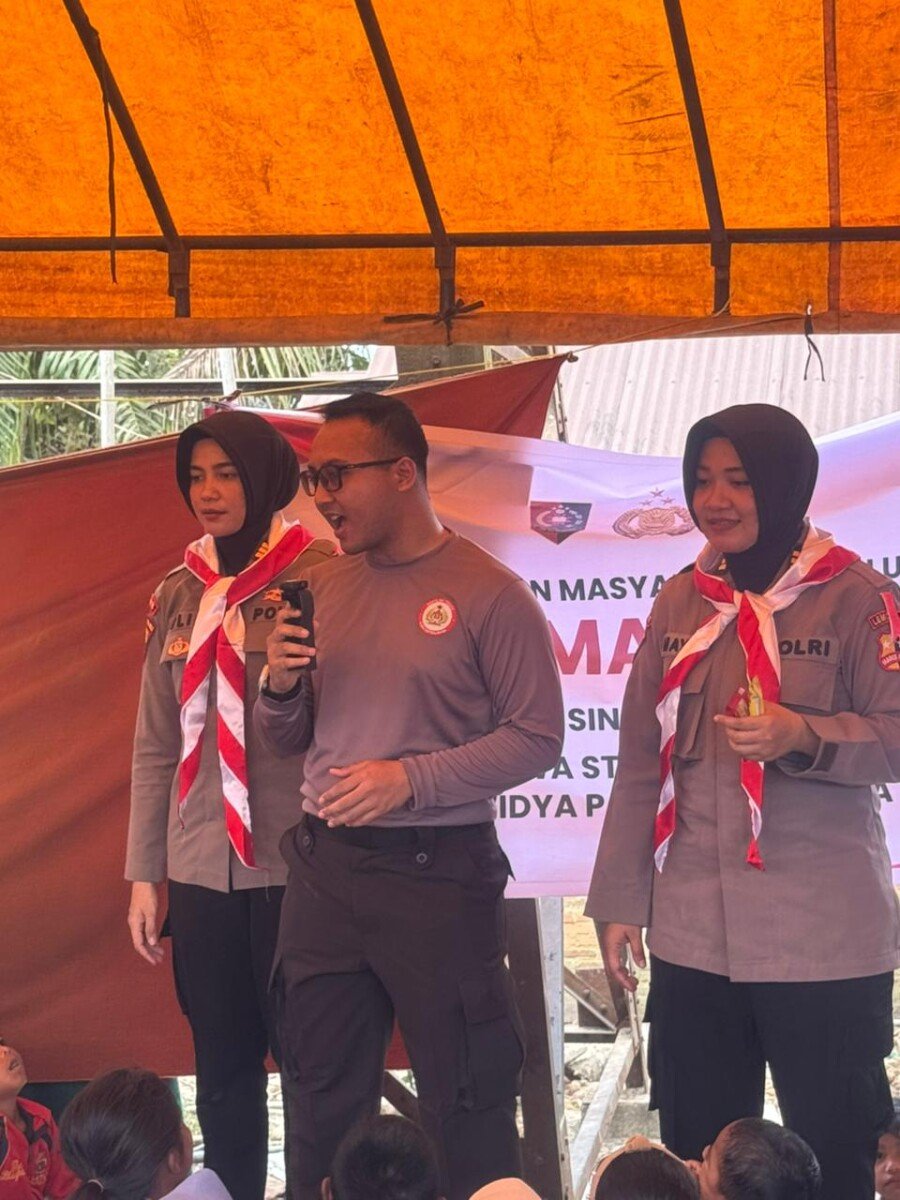 Mahasiswa STIK Angkatan 83 Gelar Trauma Healing di Buket Linteung