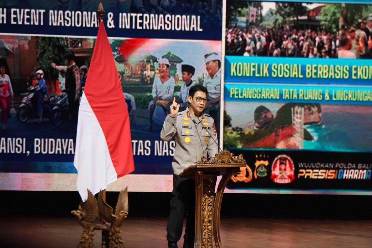 Kapolda Bali Tekankan Keamanan sebagai Pilar Pembangunan pada Rapim Kodam IX/Udayana 2026