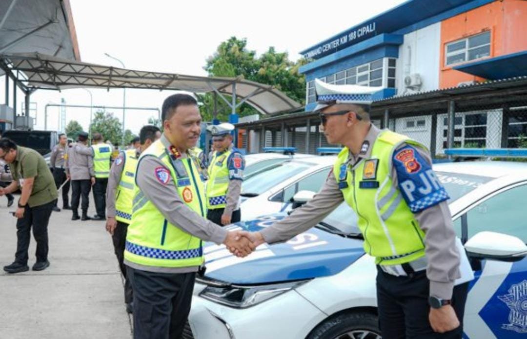 Pantau Mudik 2026 via CCTV, Kakorlantas Polri Pastikan Command Center KM 188 Tol Cipali Siap Beroperasi