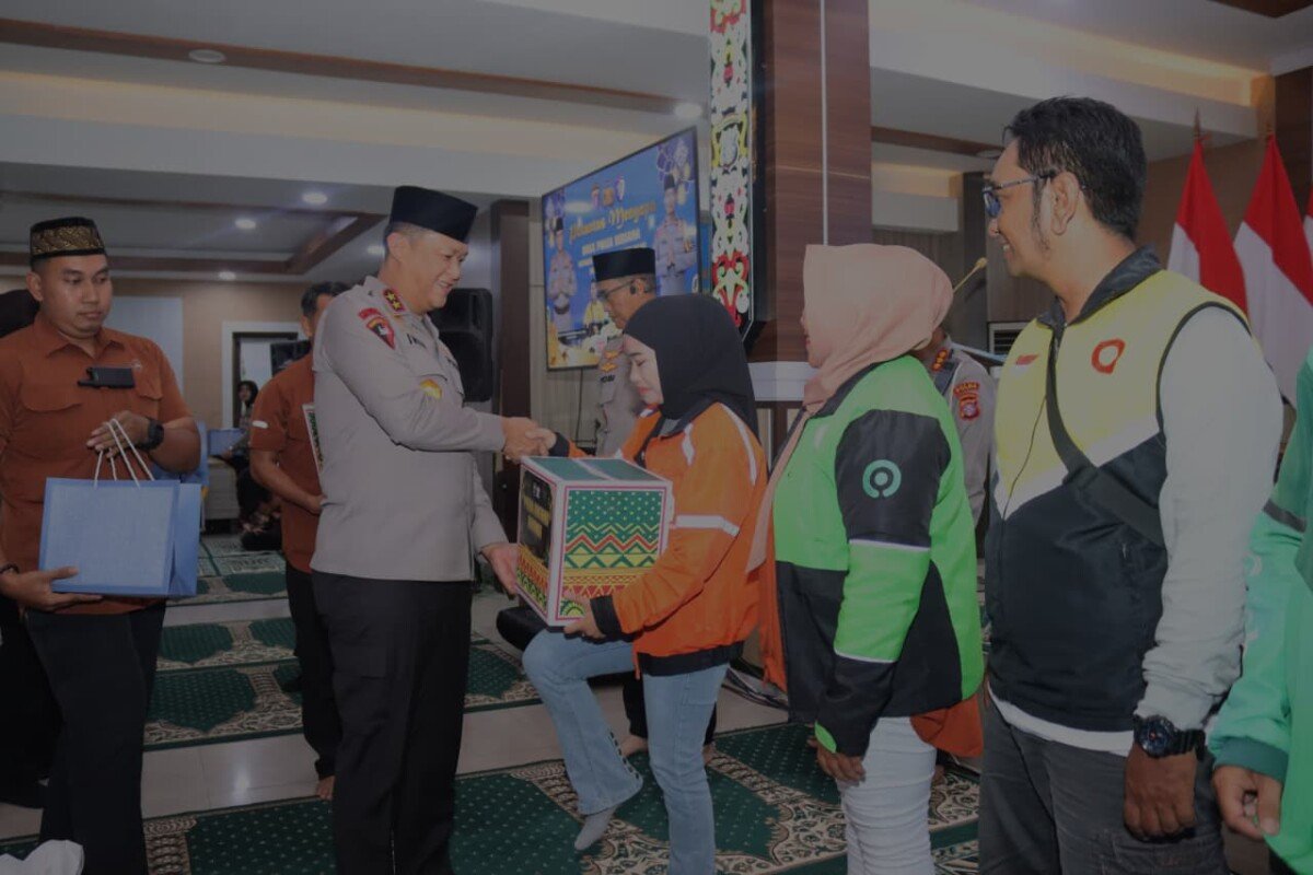 Polda Kalteng Gelar Buka Bersama, Pererat Silaturahmi dengan Aliansi Ojek Online