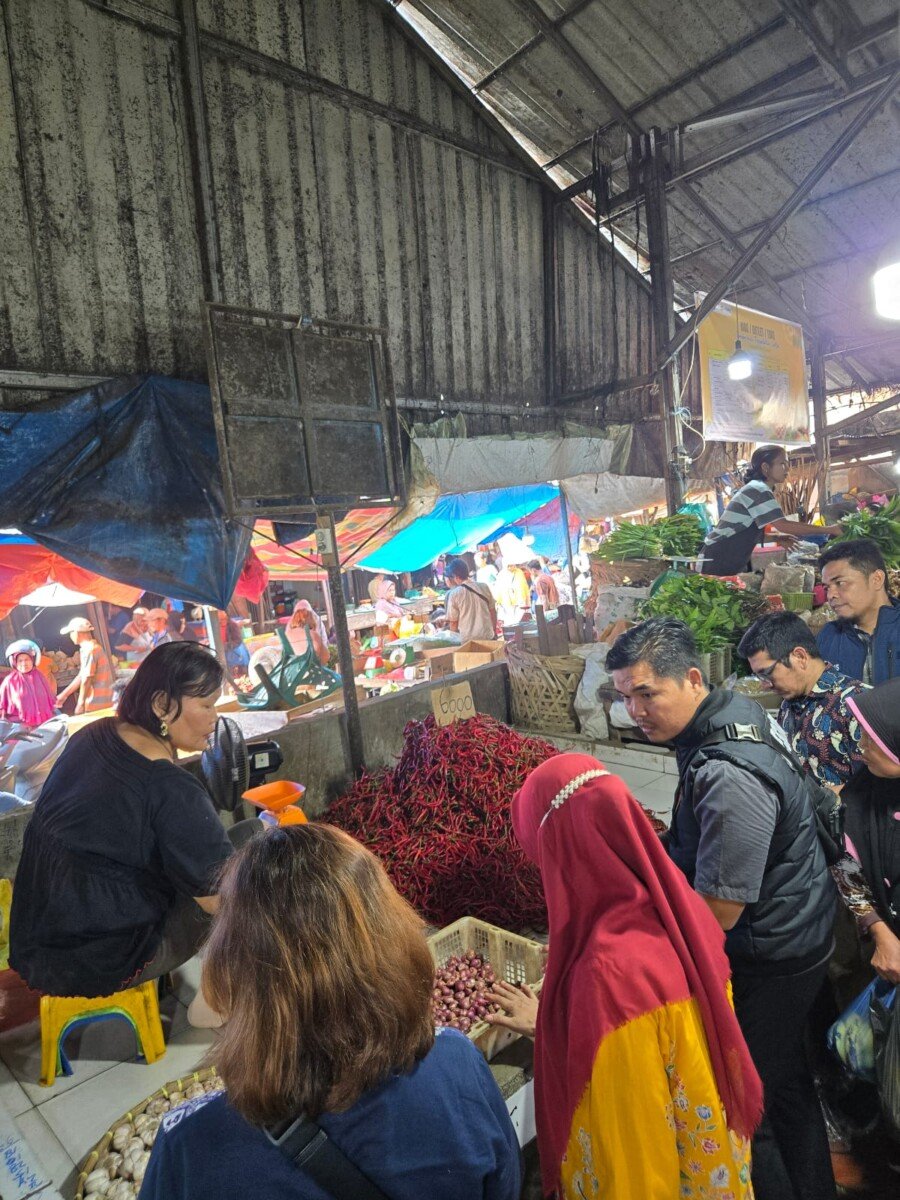 Satgas Pangan Polda Sumut Sidak Pasar di Medan, Stok Bapokting Aman dan Harga Relatif Stabil