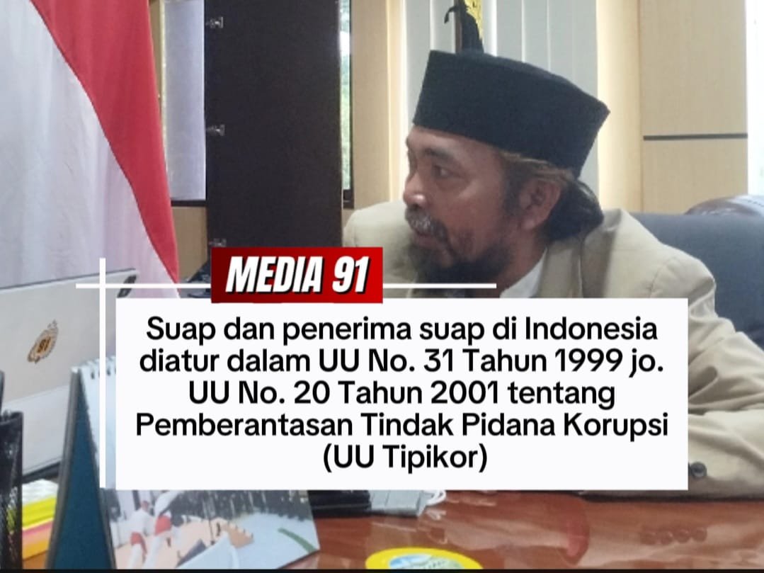 Ketum PW-FRN Angkat Bicara soal OTT Wartawan Rp3 Juta: “Jangan Tebang Pilih, Pemberi dan Penerima Harus Sama-sama Diproses!”