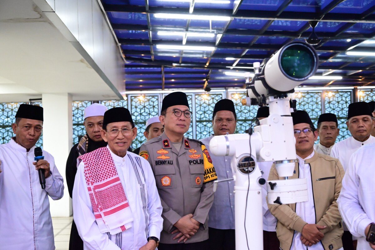 Wakapolda Jambi Hadiri Rukyatul Hilal Awal Syawal 1447 H, Hilal Tidak Terlihat