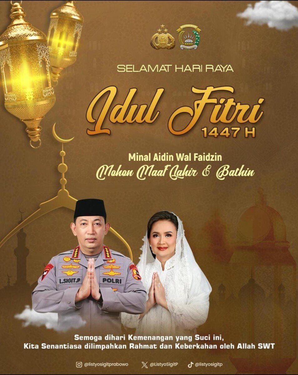 Keakraban Kapolri dan Ketum PW-FRN: Ucapan Idul Fitri Lewat WA Jadi Suntikan Semangat Seluruh Jajaran