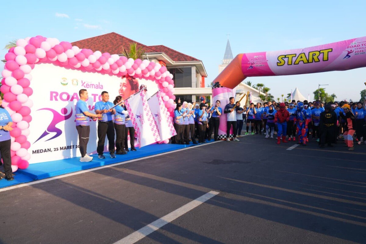 Gelorakan Semangat Olahraga, Polda Sumut Gelar “Road to Kemala Run 2026” di Medan