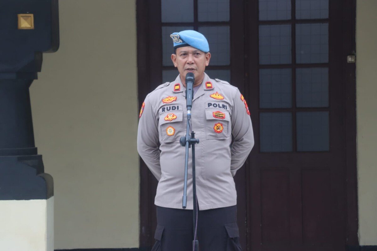 Personel Polresta Serang Kota gelar Apel KRYD Pasca Operasi Ketupat 2026