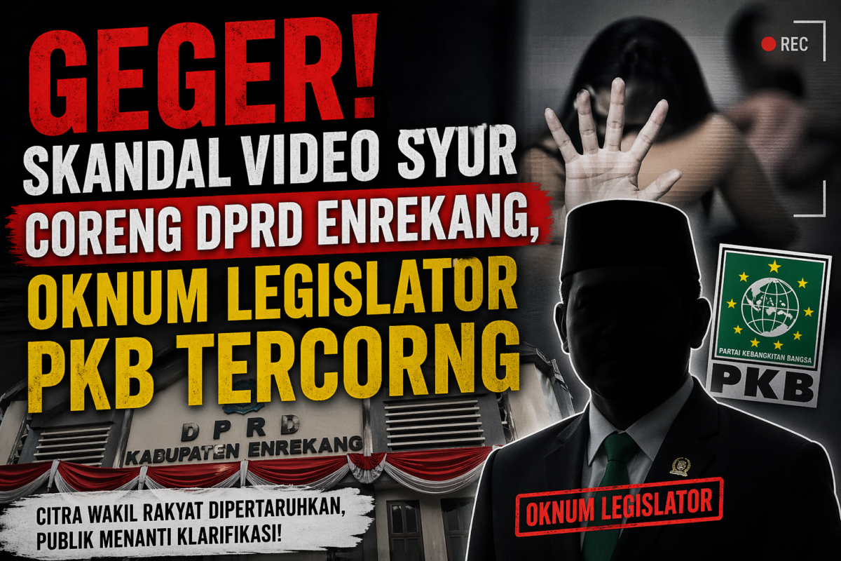 Geger! Skandal Video Syur Coreng DPRD Enrekang, Oknum Legislator PKB Tercoreng