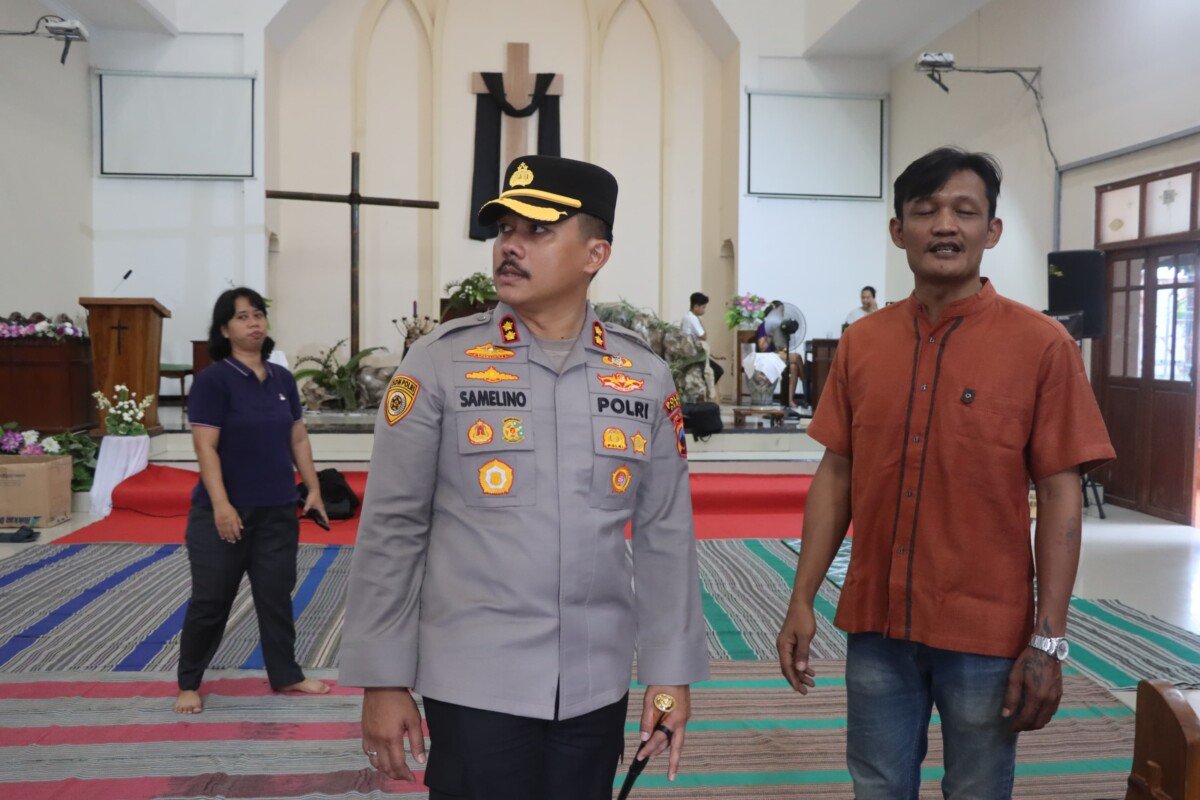 Kapolres Demak Pastikan Keamanan Ibadah Sabtu Suci di GKJ Demak