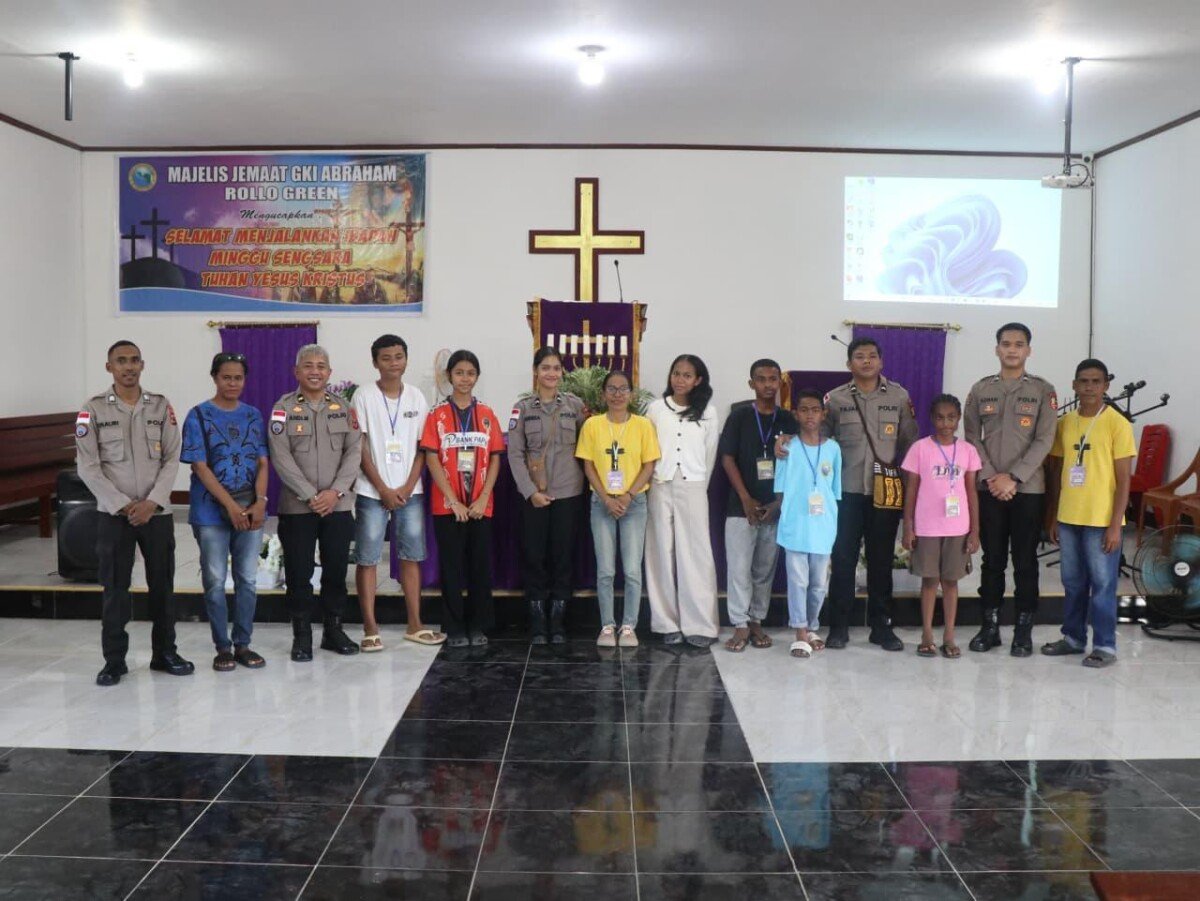 Lewat Belajar dan Bermain, Satgas Damai Cartenz Hadirkan Senyum Ceria Anak-anak Papua di Momen Paskah