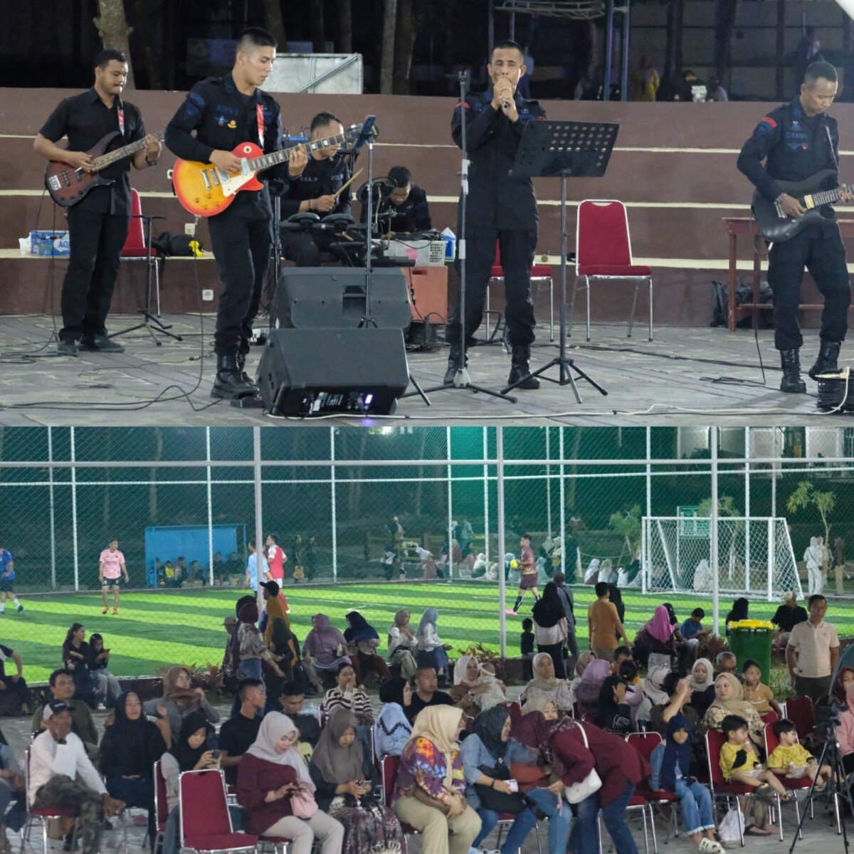 Saturday Night-Feel The Music : Aksi Baracuda Band Hibur Pengunjung Bhayangkara Park Polda Babel
