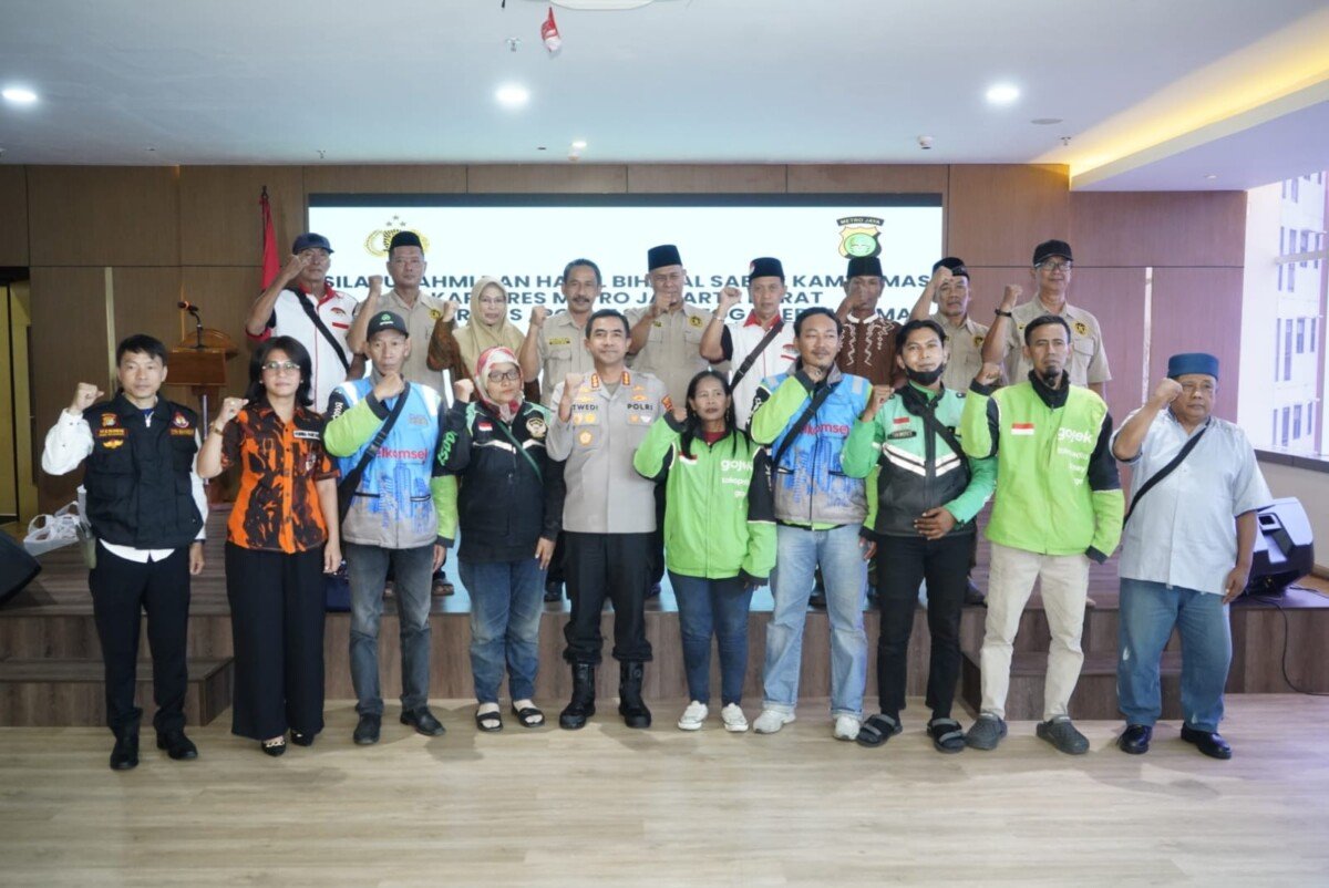 Polres Metro Jakbar Gelar Silaturahmi dan Halal Bihalal Sabuk Kamtibmas, Perkuat Sinergi Jaga Kamtibmas di Jakarta Barat