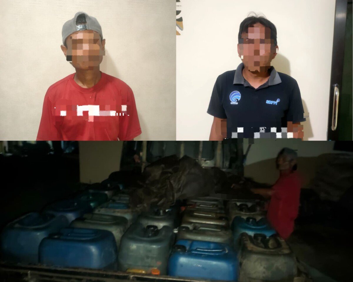 Polda Sulteng Ungkap Penyelundupan 1 Ton BBM Subsidi di Donggala, Dua Terduga Pelaku Diamankan