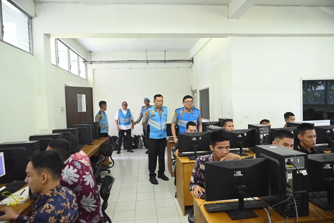 Wakapolda Jambi Tinjau Langsung Tes Psikologi Penerimaan Bintara Polri T.A 2026