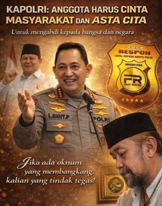 Agus Flores: Kepemimpinan Prabowo dan Kapolri Listyo Sigit Prabowo Memang Menjadi Harapan Besar Rakyat Indonesia
