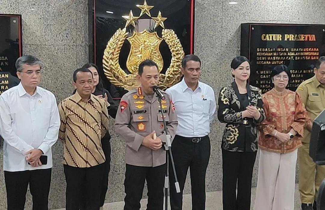 Antisipasi Dampak Eskalasi Global, Kapolri Gelar Rakor Strategis Bersama Menteri Kabinet Merah Putih