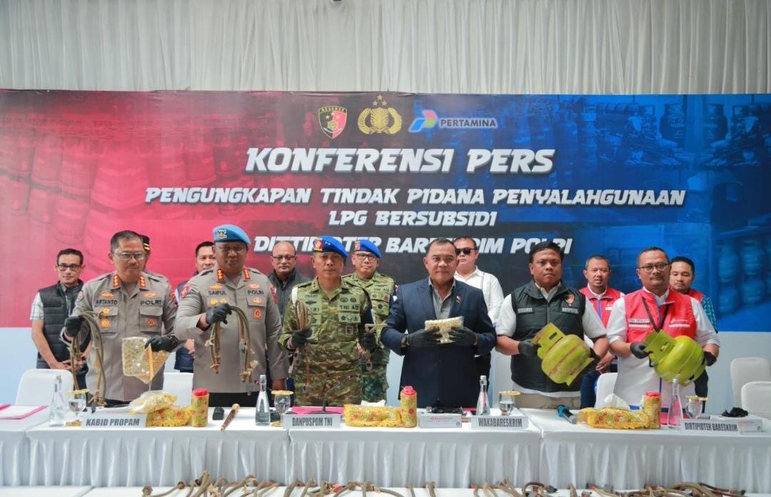 Bareskrim Polri Bongkar Sindikat Penyuntikan LPG Subsidi di Klaten, Potensi Kerugian Negara Rp6,7 Miliar Dicegah