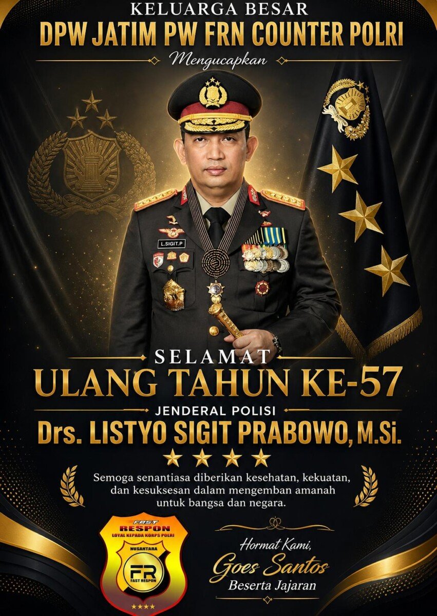 Momentum HUT Ke-57 Kapolri: FRN Jatim Perkuat Sinergi sebagai Jembatan Strategis Polri Presisi.