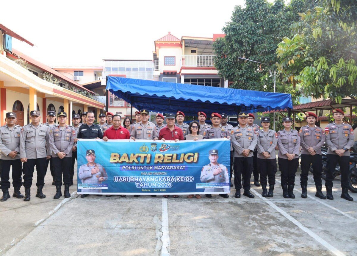 Polda Kepri Gelar Bakti Religi di Rumah Ibadah Dalam Rangka Memperingati Hari Bhayangkara ke-80 Tahun 2026