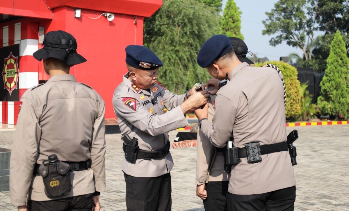 Pimpin Tradisi Penerimaan, Kapolda Banten Sambut 460 Bintara Remaja Satbrimob