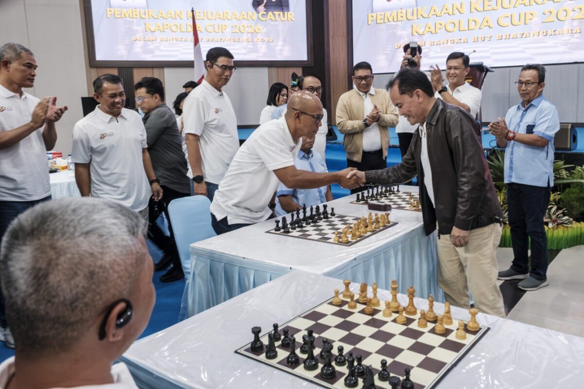 81 Peserta Siap Bersaing Ketat di Kejuaraan Catur Kapolda Kalteng Cup 2026