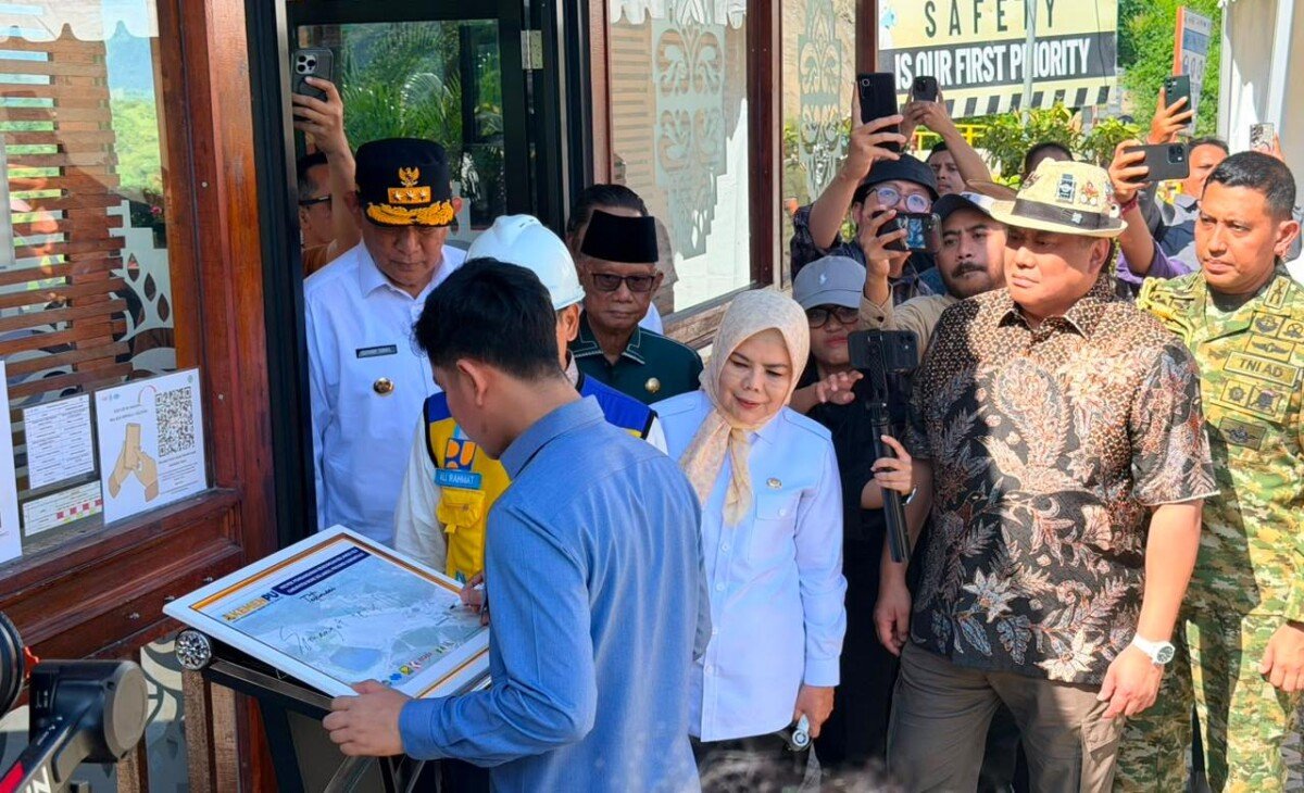 Tinjau Proyek Bulango Ulu, Wapres Gibran Pastikan Percepatan Bendungan Rampung Sesuai Target
