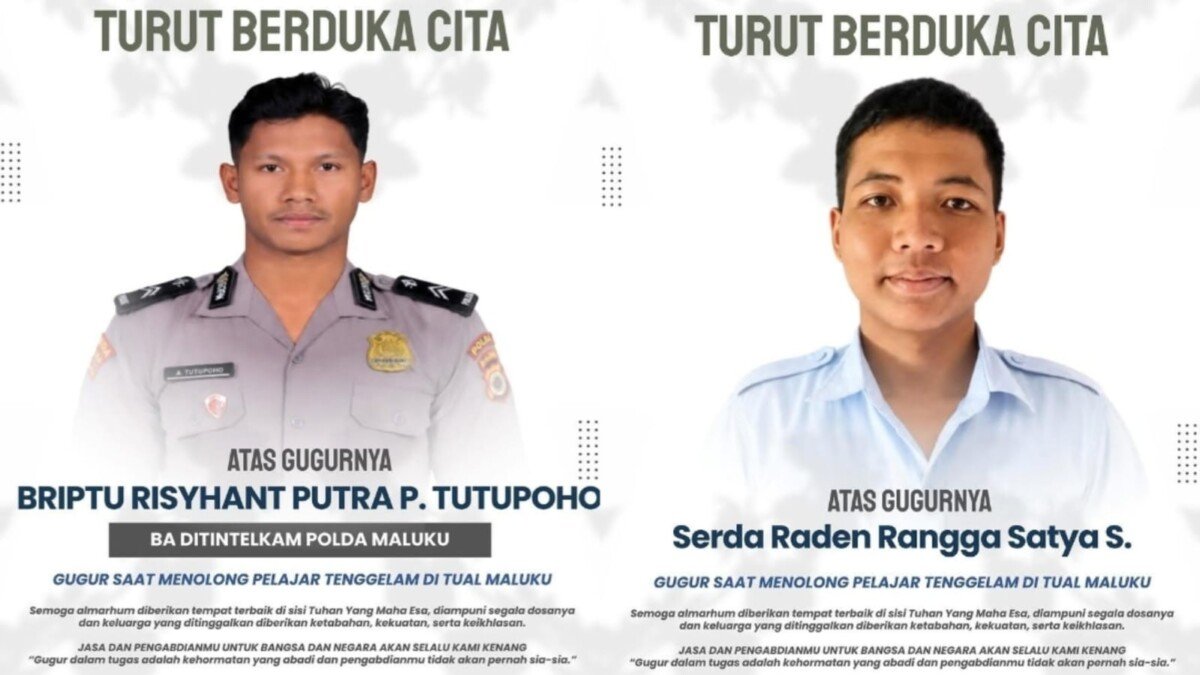 Gugur Demi Kemanusiaan: Kisah Heroik Anggota Polri dan TNI AU Selamatkan Pelajar Tenggelam di Maluku