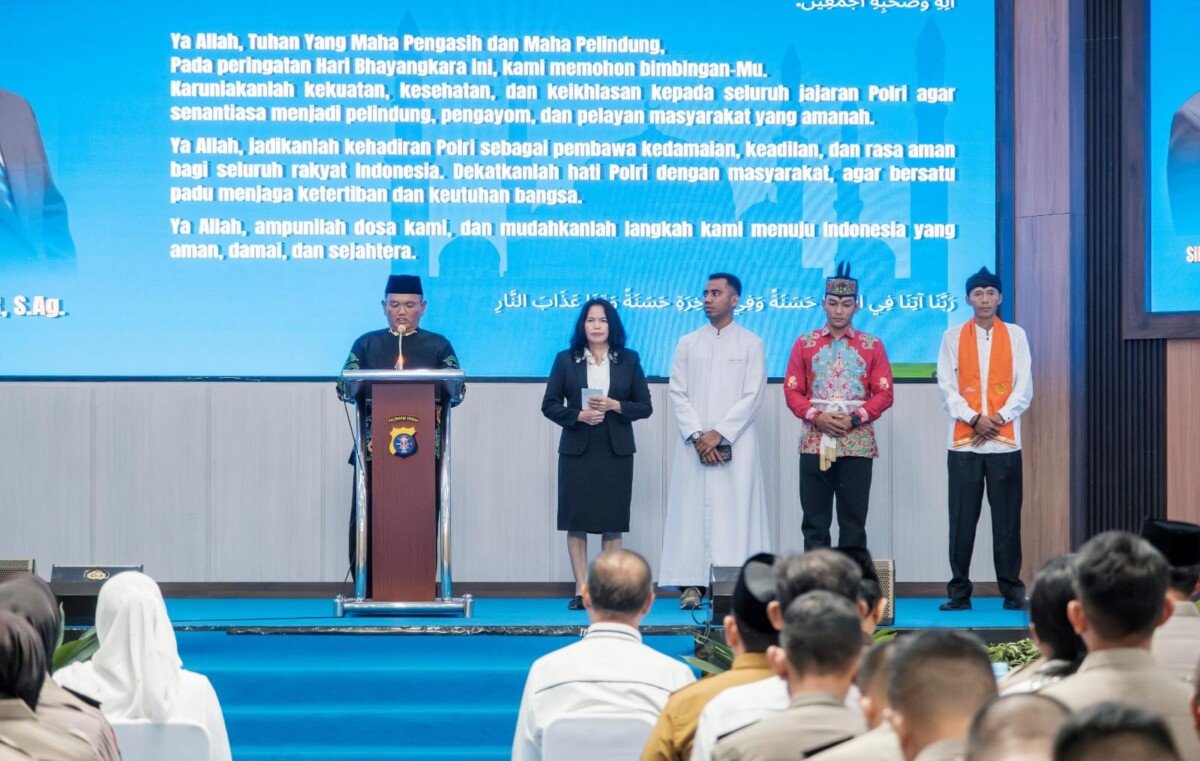 Jelang Hari Bhayangkara ke-80, Polda Kalteng Gelar Doa Bersama Lintas Agama