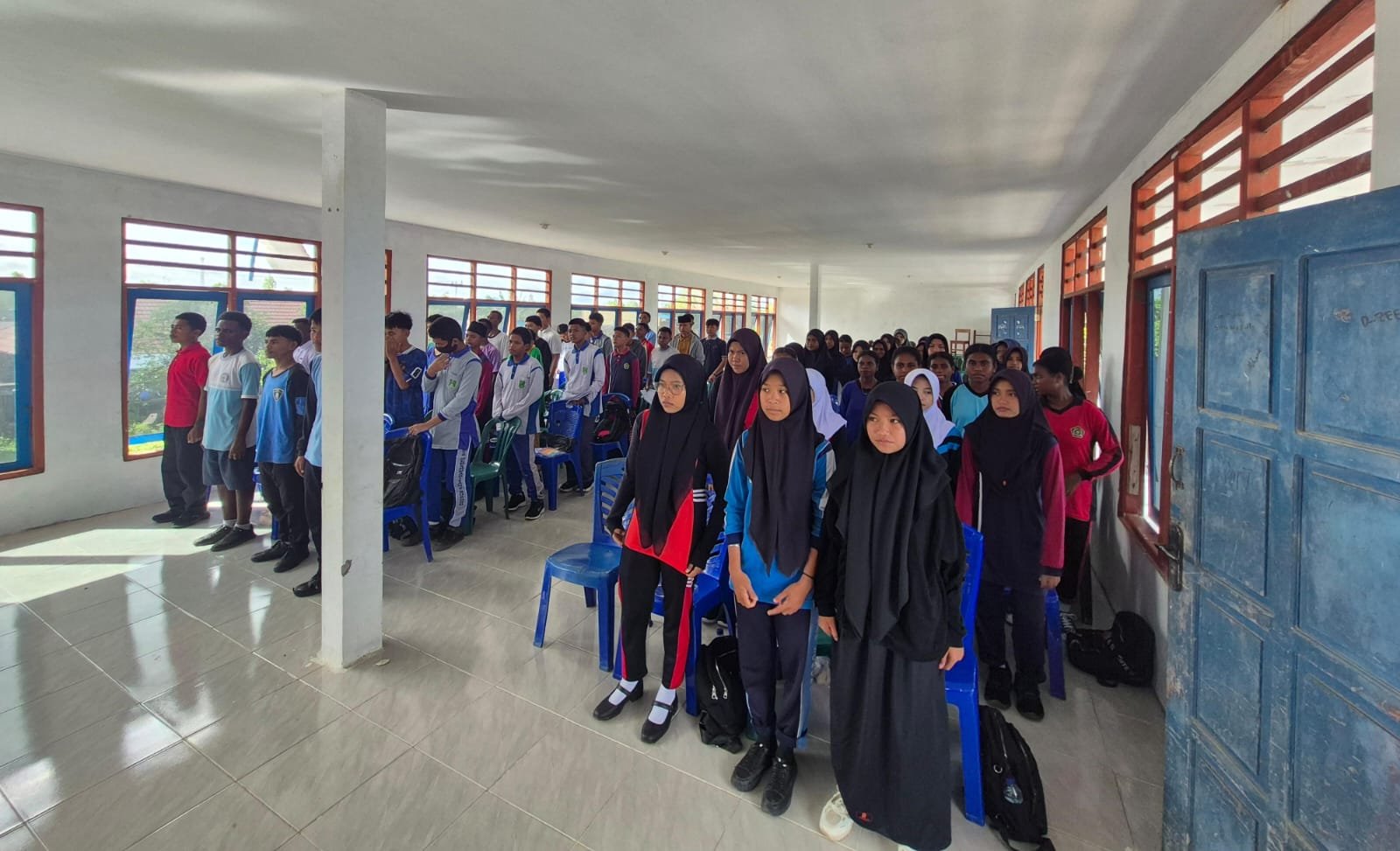 Bentengi Pelajar dari Radikalisme, Satgaswil Papua Barat Gelar Sosbang Interaktif di SMK Muhammadiyah Aimas