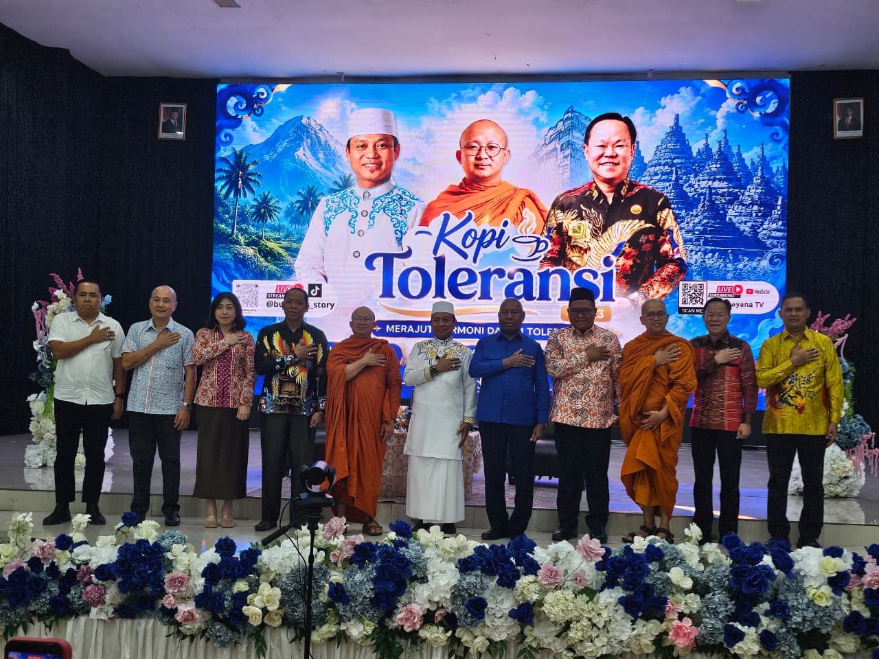 Satgaswil Papua Barat Densus 88 Bersama KBI Gelar “Kopi Toleransi”, Hadirkan Tokoh Agama Nasional di Manokwari