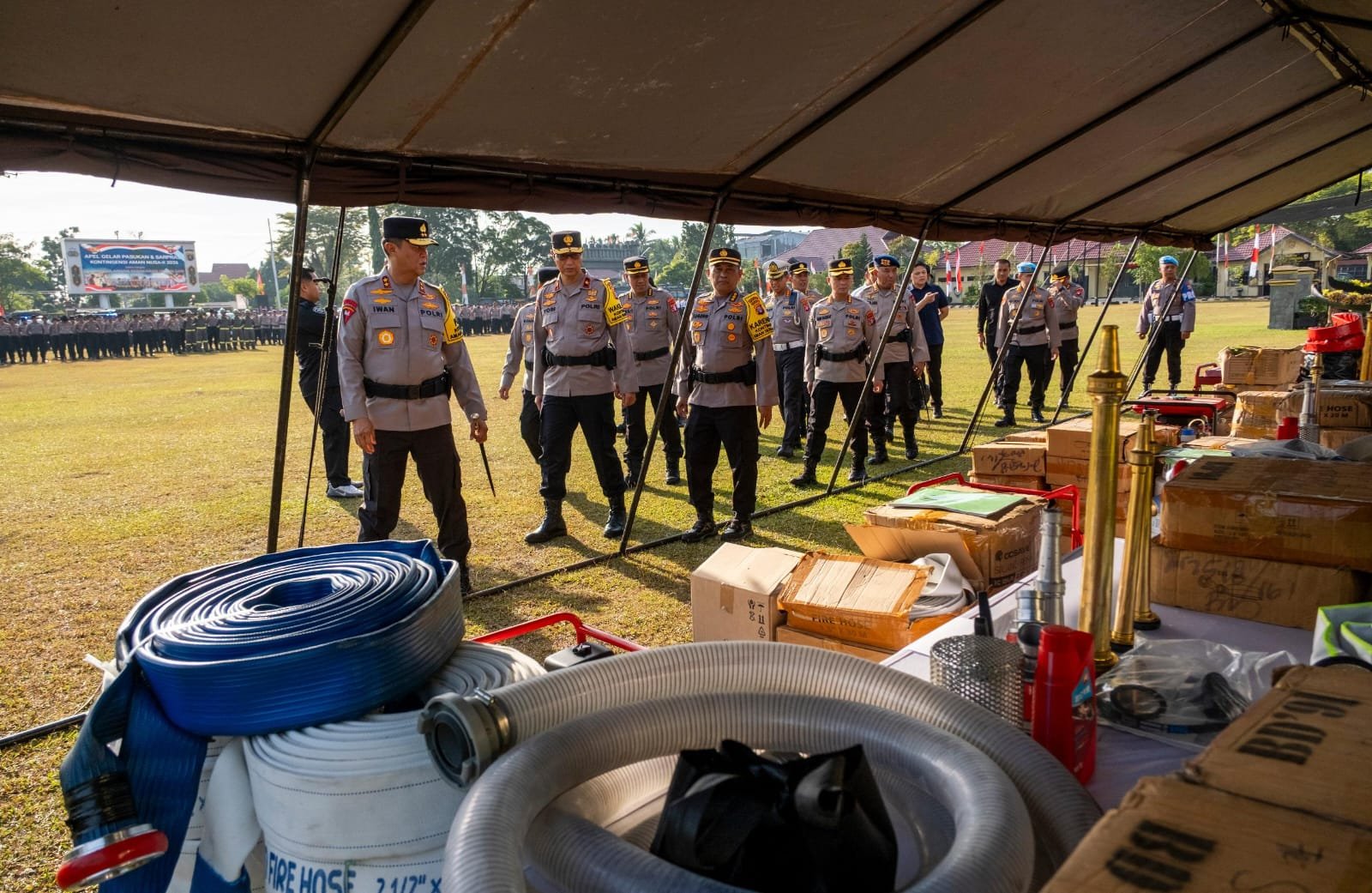 Apel Operasi Aman Nusa II, Kapolda Kalteng Tekankan Pencegahan Karhutla