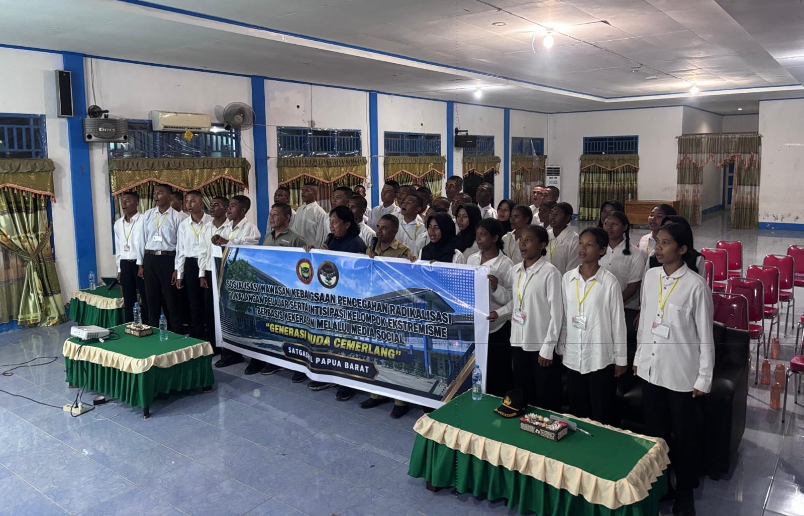 Bentengi Paskibra Raja Ampat dari Radikalisme Digital, Satgaswil Papua Barat Densus 88 Gelar Sosialisasi Kebangsaan