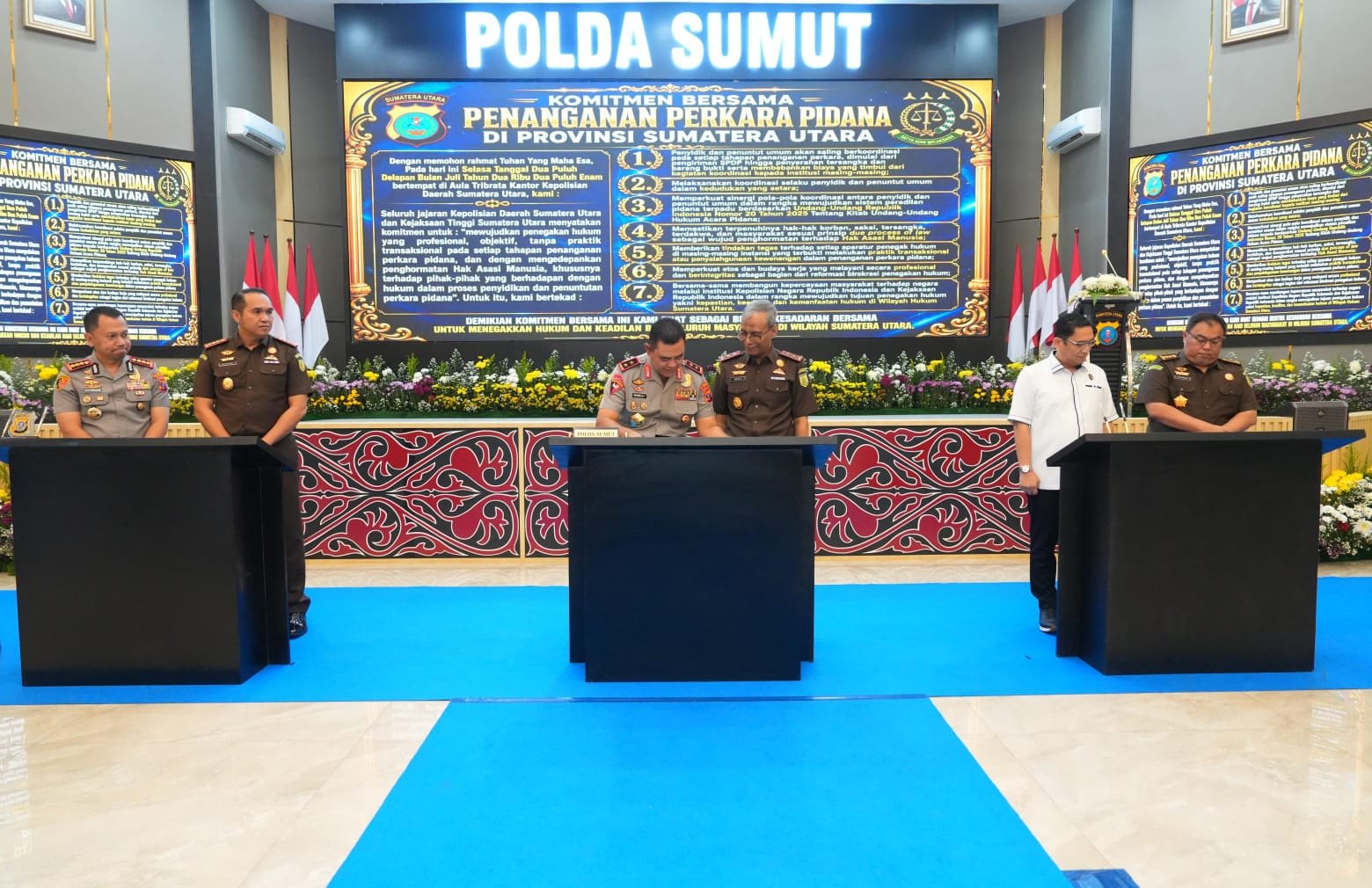 Polda Sumut-Kejati Sumut Teken MoU, Wujudkan Penegakan Hukum Profesional Tanpa Praktik Transaksional