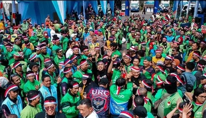 Kopdar Kebangsaan “Jaga Jakarta”: Polda Metro Jaya dan Komunitas Ojol Kirim Doa untuk Musibah di NTT