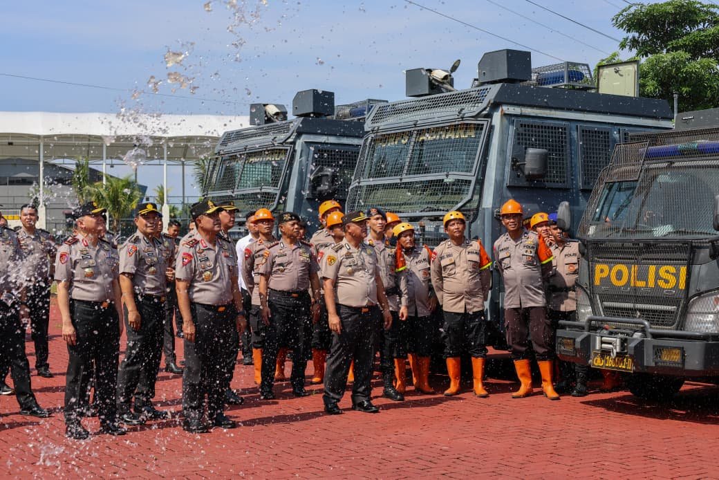 Kapolda Sumut Cek Kesiapsiagaan Personel, Kendaraan dan Peralatan Penanganan Karhutla